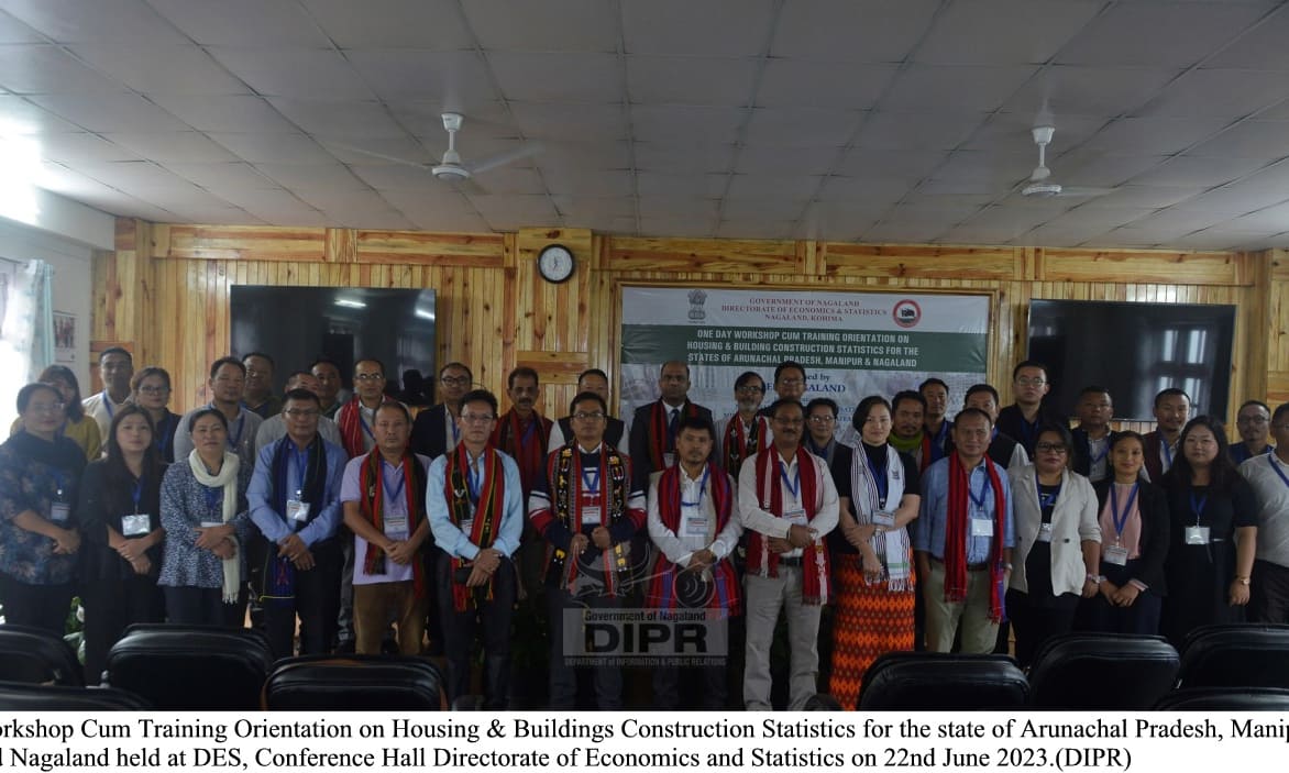 WORKSHOP CUM TRAINING ORIENTATION ON HOUSING & BUILDINGS CONSTRUCTION STATISTICS HELD AT KOHIMA