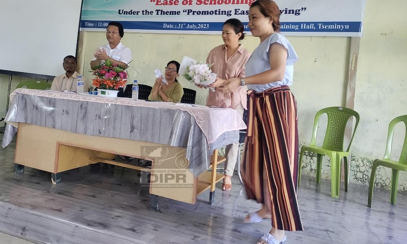 PROGRAM ON “EASE OF SCHOOLING” HELD AT TSEMINYU