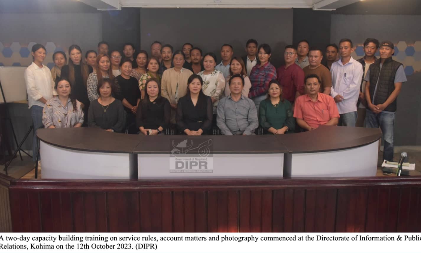DIPR ORGANIZES CAPACITY BUILDING TRAINING