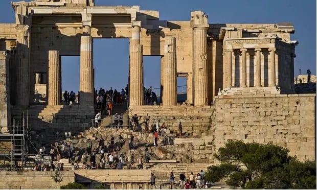 Acropolis now: crisis as soaring visitor numbers overwhelm Greek treasure