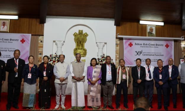 Nagaland’s governor praises Indian Red Cross workers’ remarkable efforts