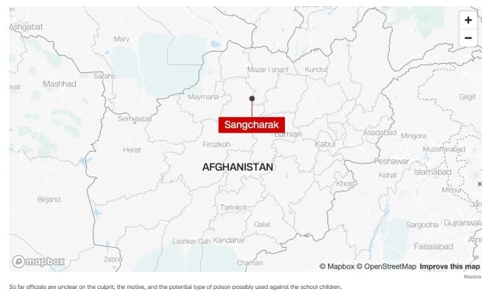 Nearly 80 students, mostly girls, are poisoned in Afghanistan, say officials